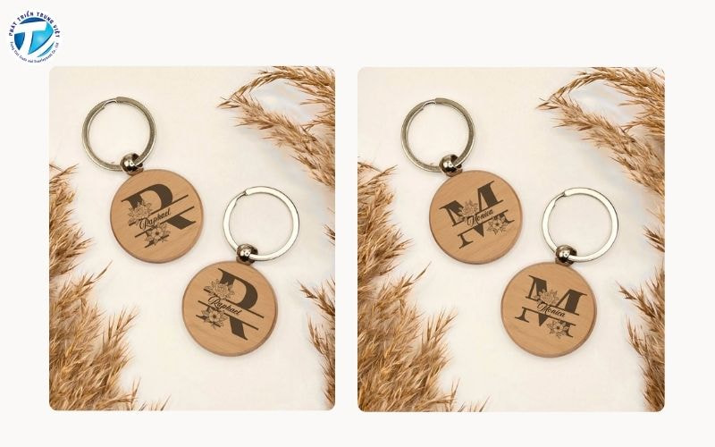 Móc khóa khắc tên - cá nhân hóa độc đáo